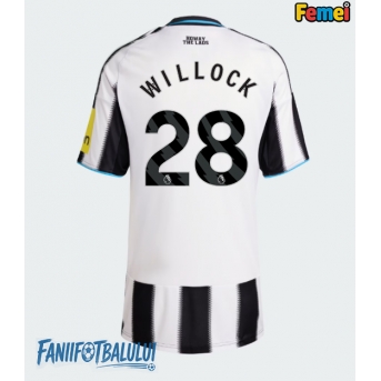 Newcastle United Joe Willock #28 Tricou Fotbal Replică 2025-26 Femei Acasa